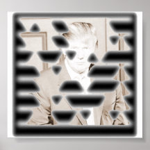 etiqueta de Donald Trump Poster