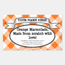 Etiqueta de enlatado personalizada del tarro, atas