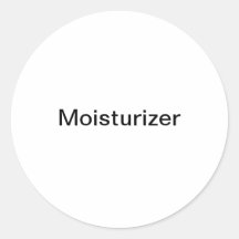 Etiqueta de la crema hidratante