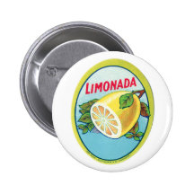 Etiqueta de Limonada del vintage Pin