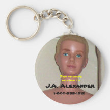 Etiqueta del bolso del juguete del muchacho llavero personalizado