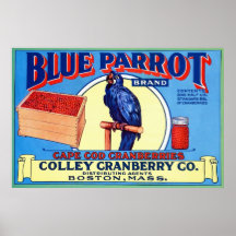 Etiqueta del cajón de la fruta del vintage poster