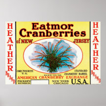 Etiqueta del cajón de la fruta del vintage posters