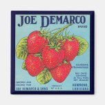 Etiqueta del cajón de Luisiana Stawberry - imán