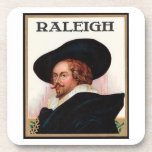 Etiqueta del cigarro de Raleigh Posavasos De Bebida