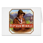 Etiqueta del cigarro de Rip van Winkle Tarjetón