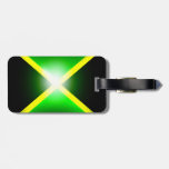 Etiqueta del equipaje de la bandera de Jamaica