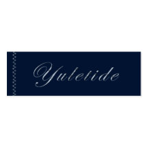 Etiqueta del regalo de Yuletide Tarjeta De Visita