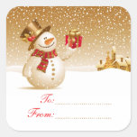 Etiqueta del regalo del navidad {3 pulgadas} 6 peg