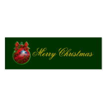 Etiqueta del regalo del navidad: decoración del ár plantillas de tarjeta de negocio
