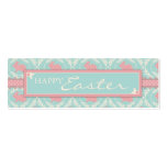 Etiqueta flaca del regalo del conejito elegante tarjetas de visita