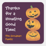 Etiqueta linda de risa del favor de Halloween de l