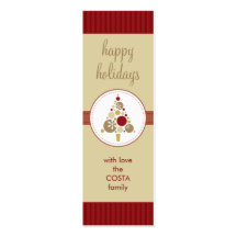 ETIQUETA PERSONALIZADA DEL REGALO:: árbol manchado Tarjetas De Visita
