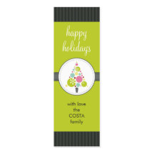ETIQUETA PERSONALIZADA DEL REGALO:: árbol manchado Tarjetas De Visita
