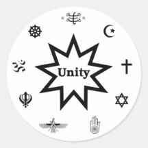Etiqueta religiosa de la unidad
