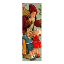 Etiquetas conocidas de Papá Noel del vintage Tarjetas De Visita