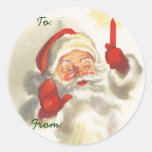 Etiquetas conocidas del navidad de Santa