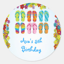 Etiquetas del favor de la fiesta de cumpleaños de 