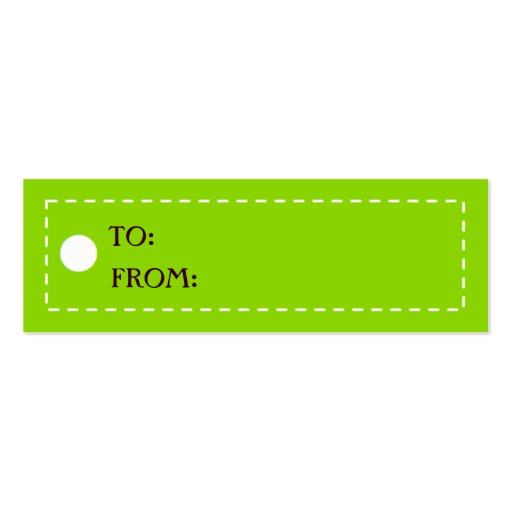 ETIQUETAS del REGALO de CHICEST - modificadas para Tarjetas De Visita