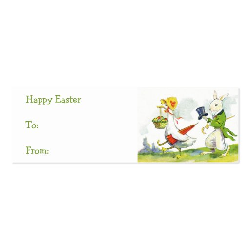 Etiquetas del regalo de la cesta de Pascua del vin Tarjeta Personal