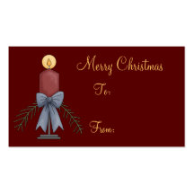 Etiquetas del regalo de vacaciones del navidad plantilla de tarjeta de negocio
