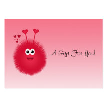 Etiquetas del regalo del insecto del amor tarjetas de negocios
