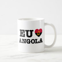 Eu Amo Angola Tazas