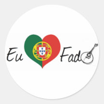 Eu Amo Fado Adesivos