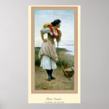 ~ Eugene de Blass del vendedor de la fruta Poster