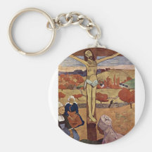 Eugène Enrique Paul Gauguin - Cristo amarillo Llaveros Personalizados