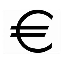 Euro - dinero tarjeta postal