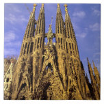 Europa, España, Barcelona, Sagrada Familia Teja Cerámica