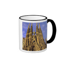 Europa, España, Barcelona, Sagrada Familia Tazas De Café