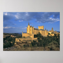 Europa, España, Segovia. El Alcazar, un mundo Poster