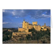 Europa, España, Segovia. El Alcazar, un mundo Felicitaciones