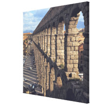 Europa, España, Segovia. La última luz echa sombra Impresión En Lona