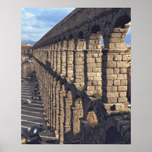 Europa, España, Segovia. La última luz echa sombra Poster
