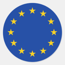 Europa Etiquetas Redondas