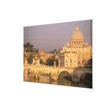 Europa, Italia, Roma, el Vatican. Basílica San Impresion De Lienzo