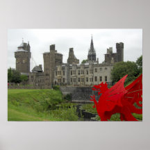 Europa, País de Gales, Cardiff. Castillo de Cardif Posters
