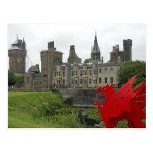 Europa, País de Gales, Cardiff. Castillo de Cardif Tarjeta Postal