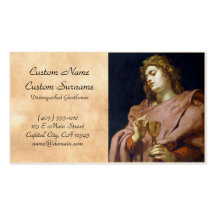 Evangelista Peter Paul Rubens de St. John Plantillas De Tarjetas De Visita