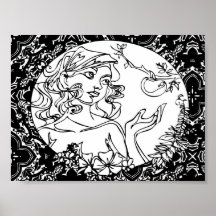 Eve y Apple Posters
