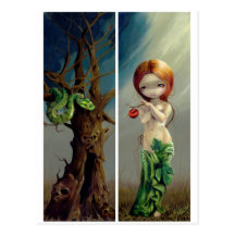 "Eve y el árbol postal del conocimiento"