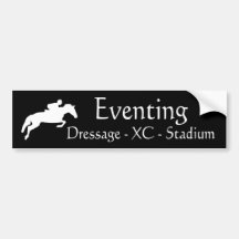 Eventing Pegatina De Parachoque