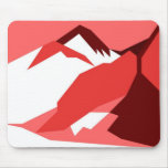 Everest - rojo alfombrilla de raton