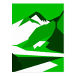 Everest - verde tarjetas postales