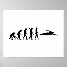 Evolución de la natación impresiones