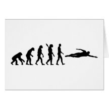 Evolución de la natación tarjeta