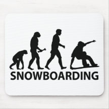 Evolución de la snowboard tapetes de raton